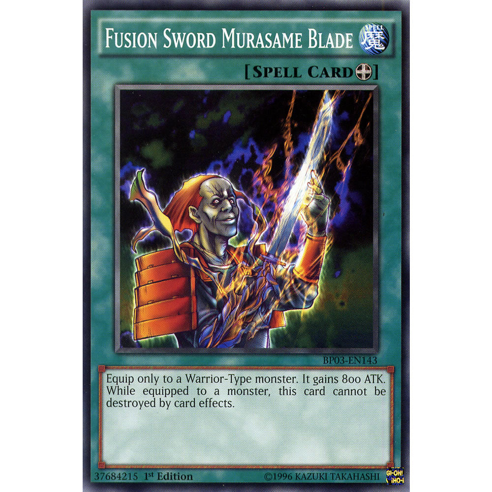Fusion Sword Murasame Blade BP03-EN143 Yu-Gi-Oh! Card from the Battle Pack 3: Monster League Set