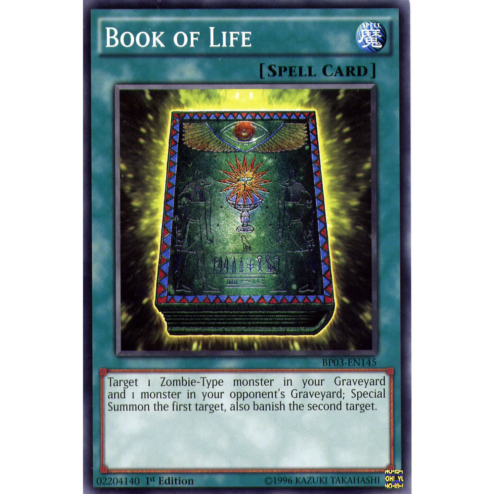 Book of Life BP03-EN145 Yu-Gi-Oh! Card from the Battle Pack 3: Monster League Set