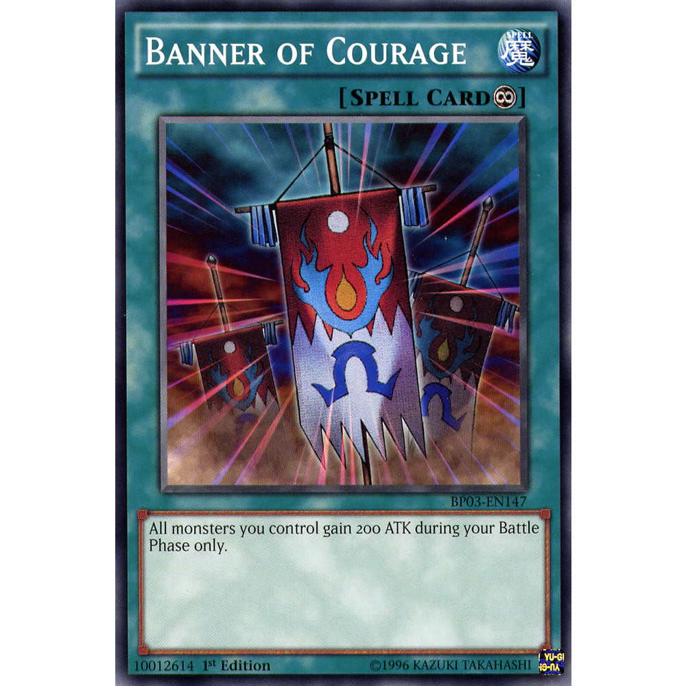 Banner of Courage BP03-EN147 Yu-Gi-Oh! Card from the Battle Pack 3: Monster League Set