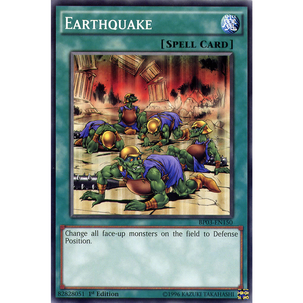 Earthquake BP03-EN150 Yu-Gi-Oh! Card from the Battle Pack 3: Monster League Set