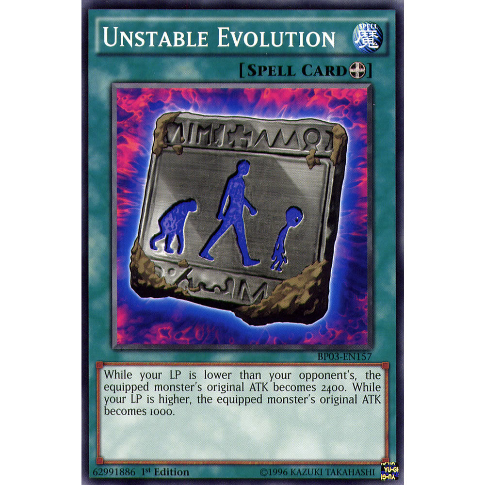 Unstable Evolution BP03-EN157 Yu-Gi-Oh! Card from the Battle Pack 3: Monster League Set