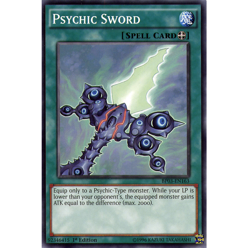 Psychic Sword BP03-EN163 Yu-Gi-Oh! Card from the Battle Pack 3: Monster League Set