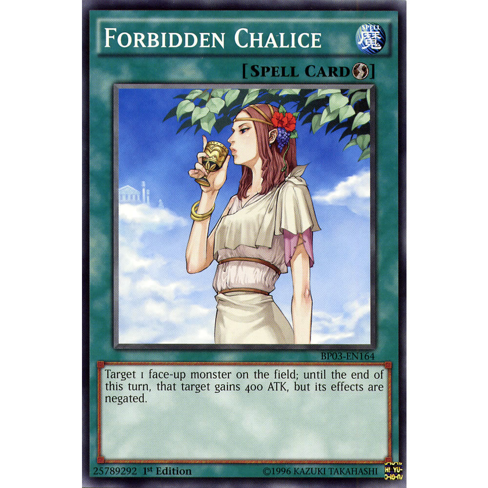 Forbidden Chalice BP03-EN164 Yu-Gi-Oh! Card from the Battle Pack 3: Monster League Set