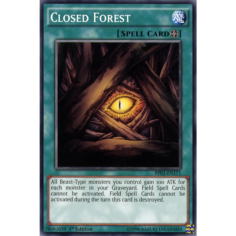 Closed Forest BP03-EN171 Yu-Gi-Oh! Card from the Battle Pack 3: Monster League Set