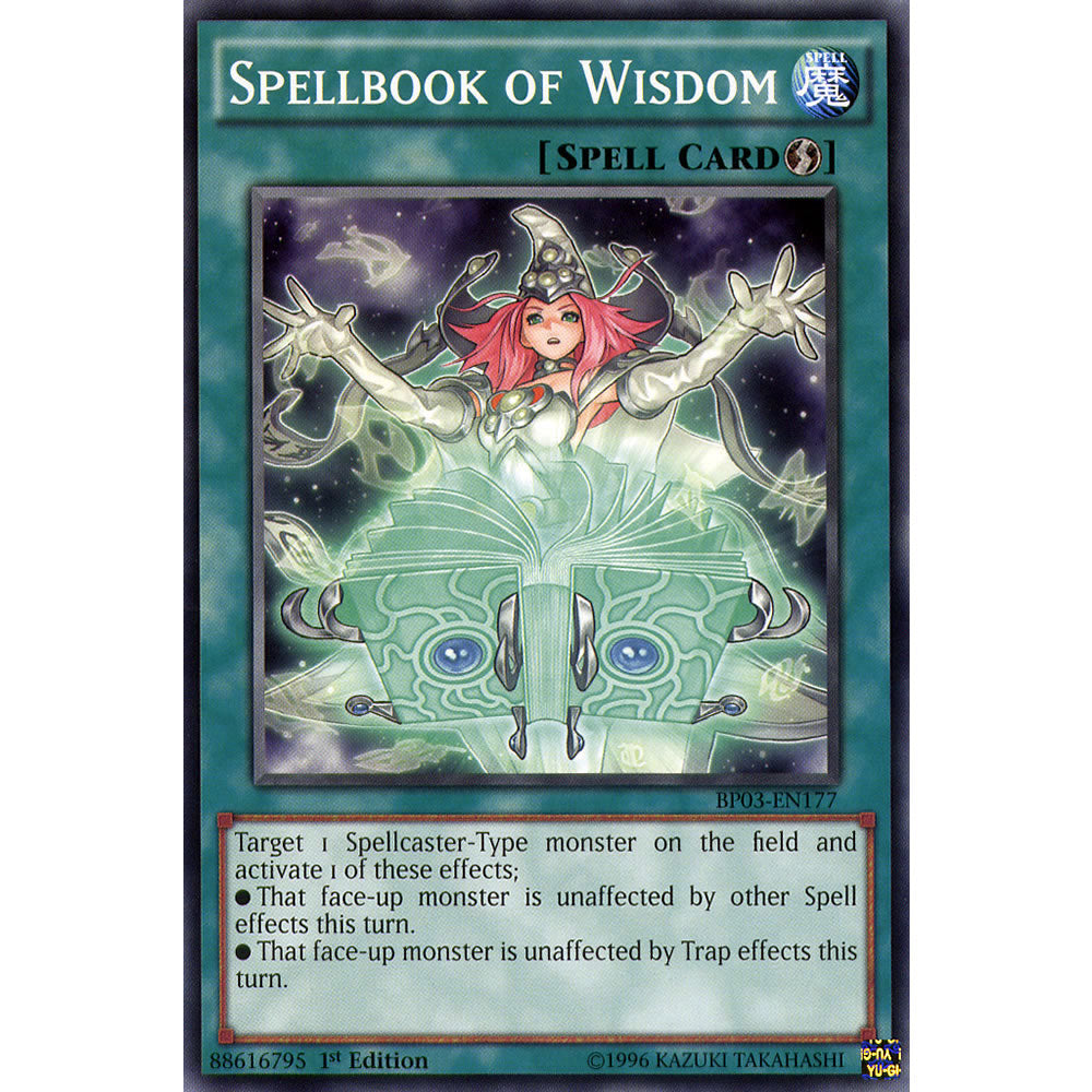 Spellbook Of Wisdom BP03-EN177 Yu-Gi-Oh! Card from the Battle Pack 3: Monster League Set