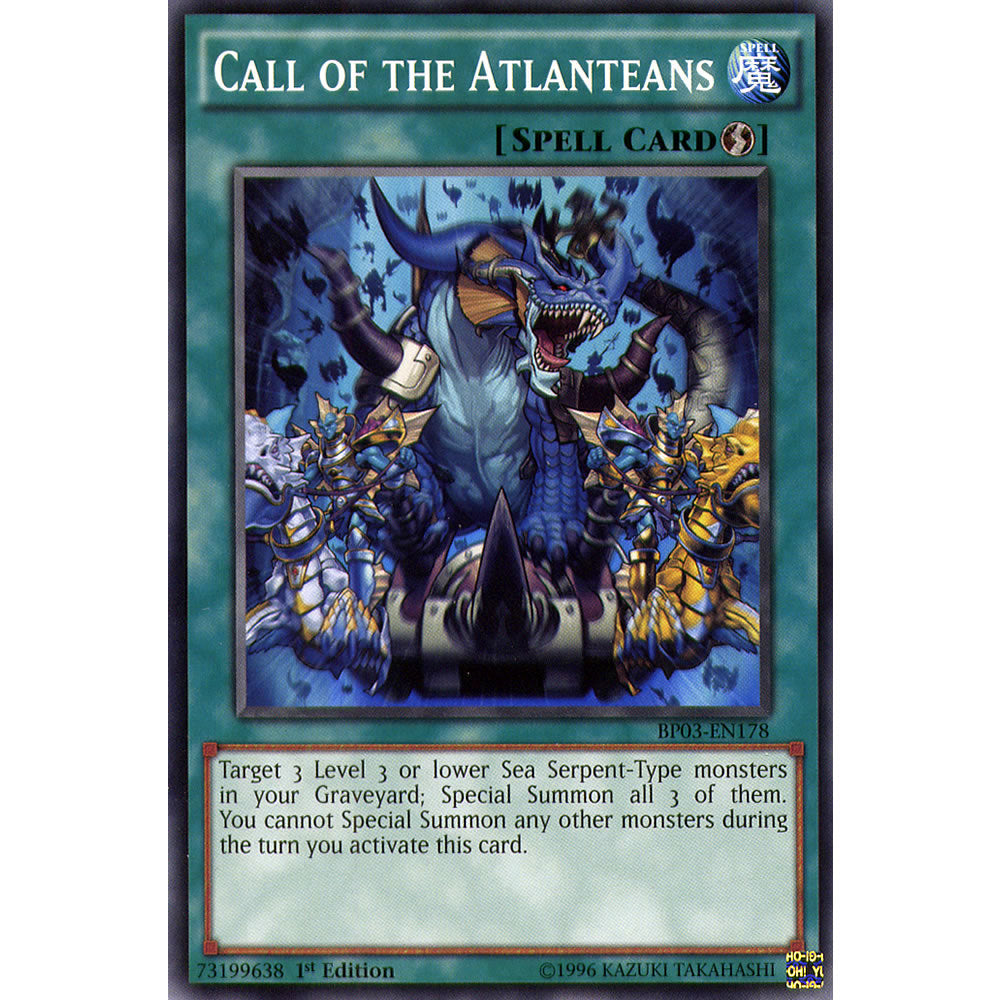 Call of the Atlanteans BP03-EN178 Yu-Gi-Oh! Card from the Battle Pack 3: Monster League Set