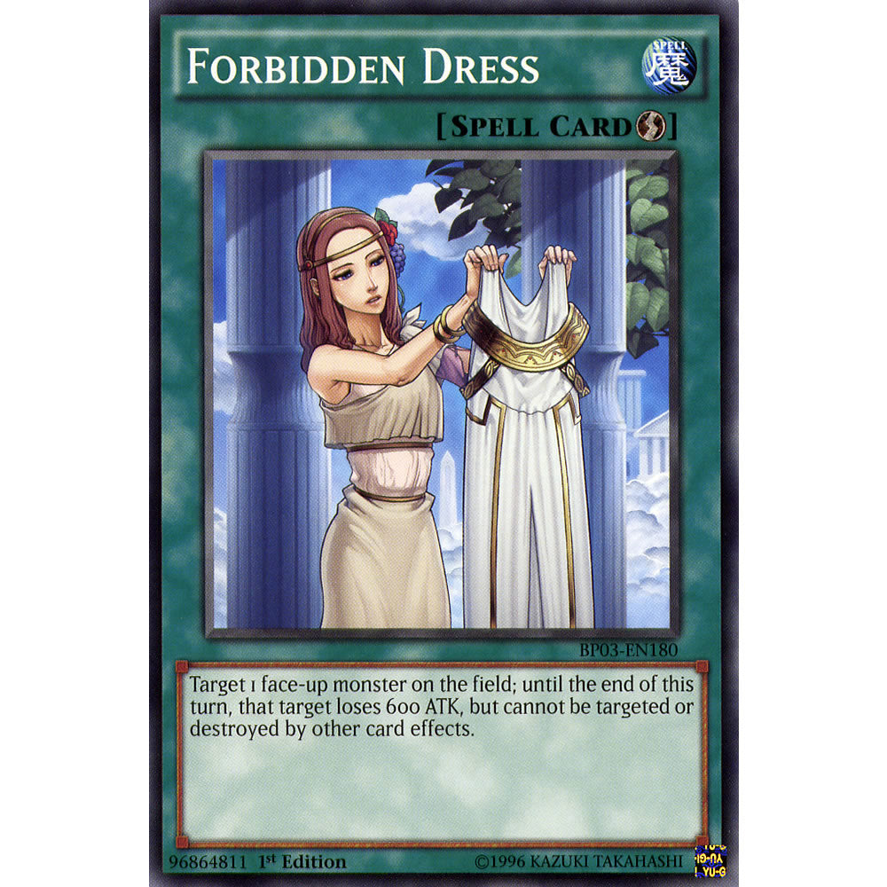 Forbidden Dress BP03-EN180 Yu-Gi-Oh! Card from the Battle Pack 3: Monster League Set