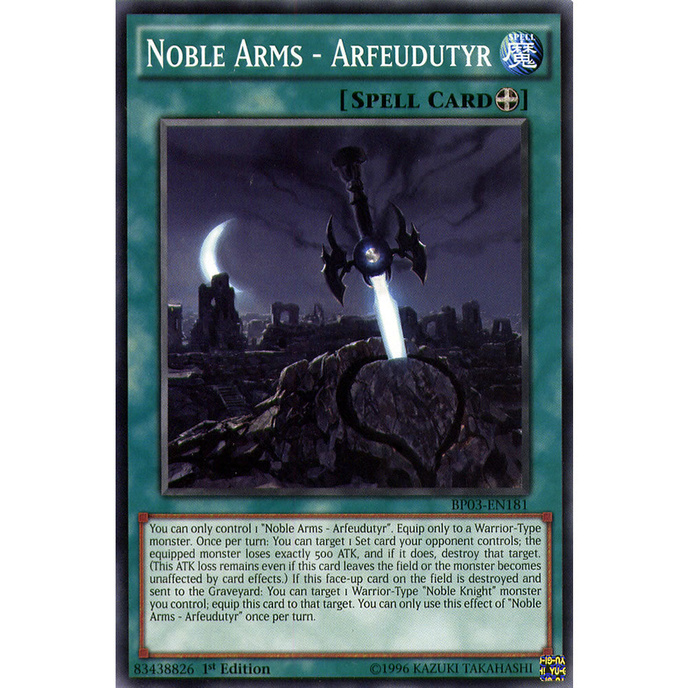 Noble Arms - Arfeudutyr BP03-EN181 Yu-Gi-Oh! Card from the Battle Pack 3: Monster League Set