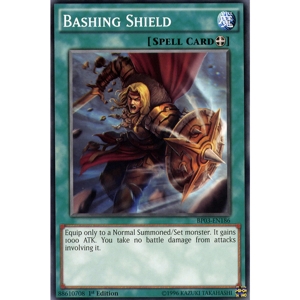 Bashing Shield BP03-EN186 Yu-Gi-Oh! Card from the Battle Pack 3: Monster League Set