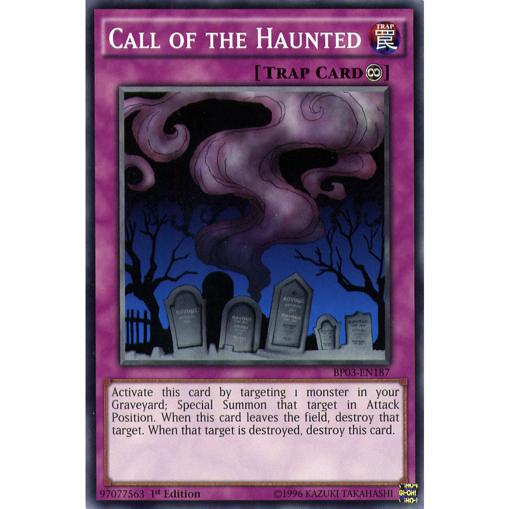 Call of the Haunted BP03-EN187 Yu-Gi-Oh! Card from the Battle Pack 3: Monster League Set