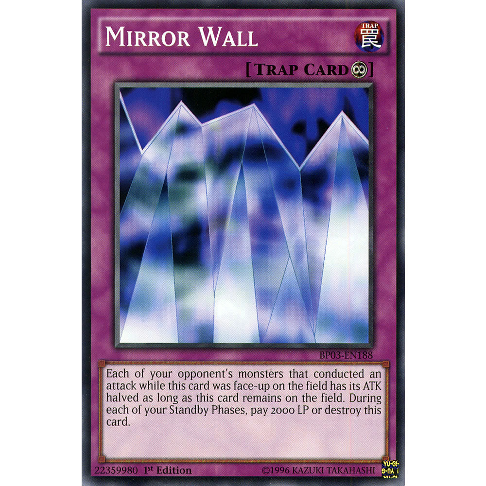 Mirror Wall BP03-EN188 Yu-Gi-Oh! Card from the Battle Pack 3: Monster League Set