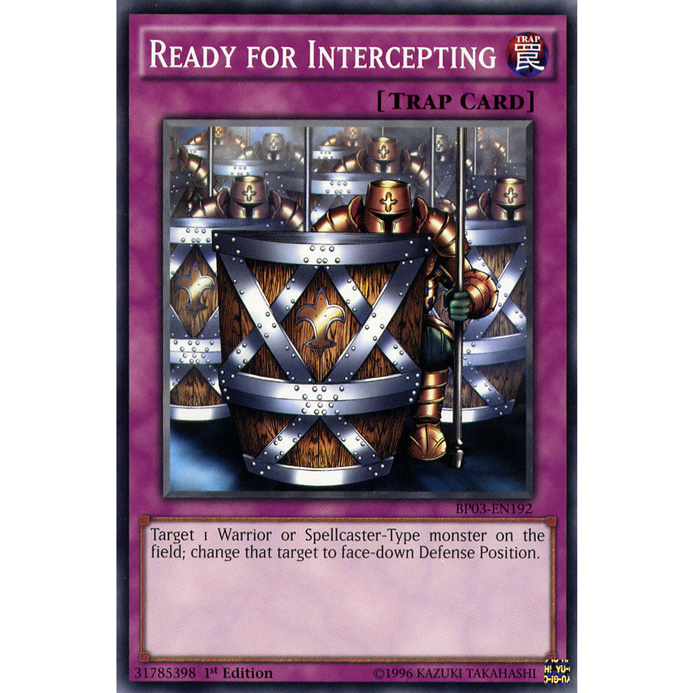 Ready for Intercepting BP03-EN192 Yu-Gi-Oh! Card from the Battle Pack 3: Monster League Set