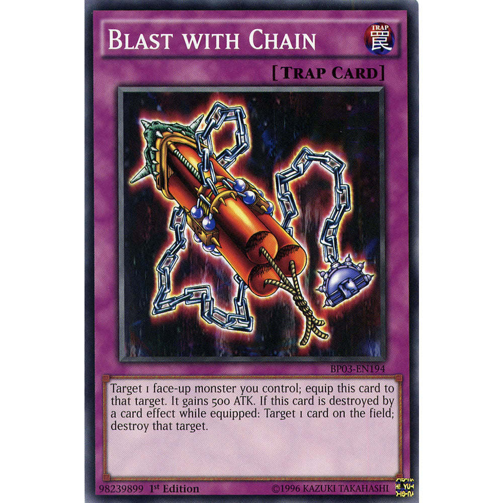 Blast with Chain BP03-EN194 Yu-Gi-Oh! Card from the Battle Pack 3: Monster League Set