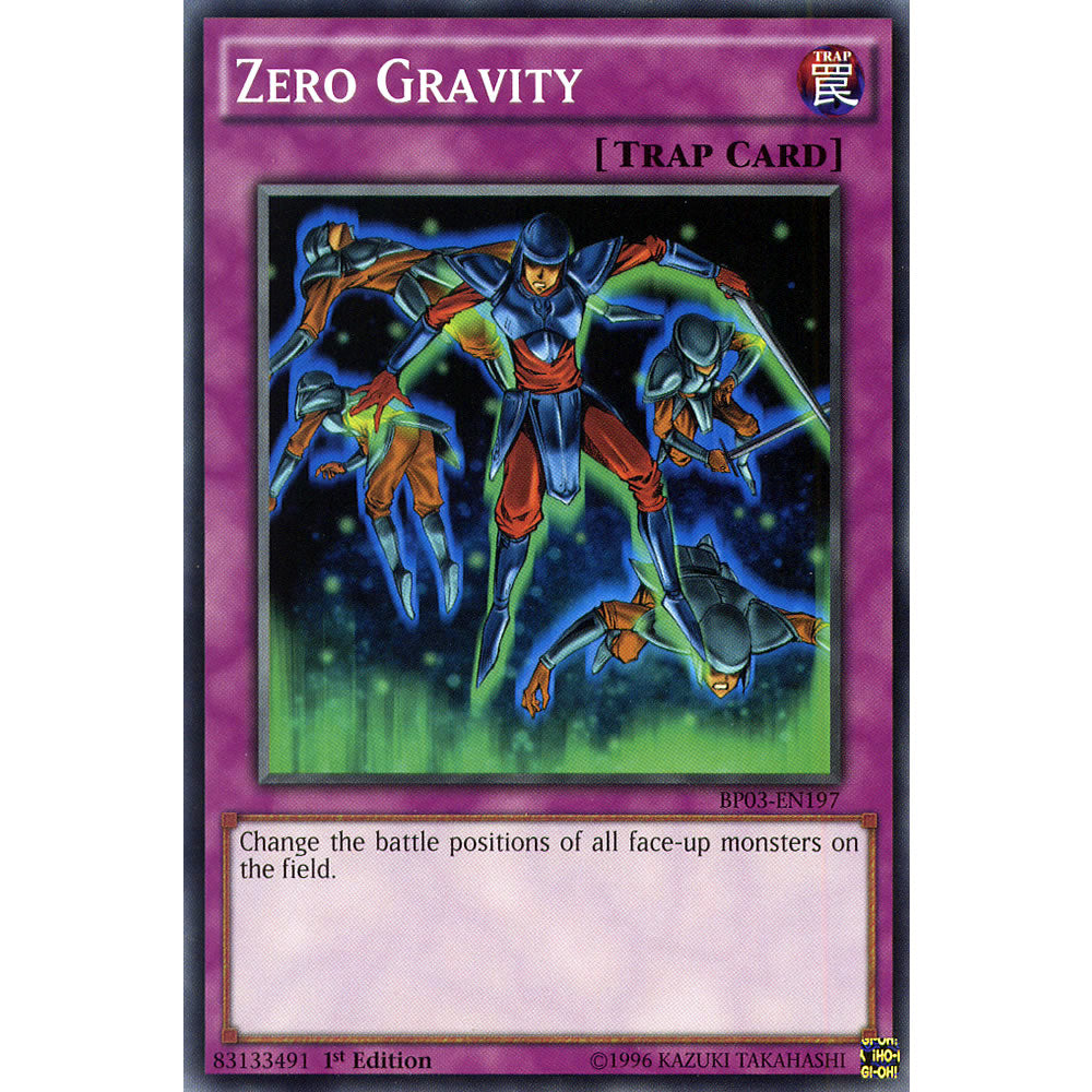 Zero Gravity BP03-EN197 Yu-Gi-Oh! Card from the Battle Pack 3: Monster League Set