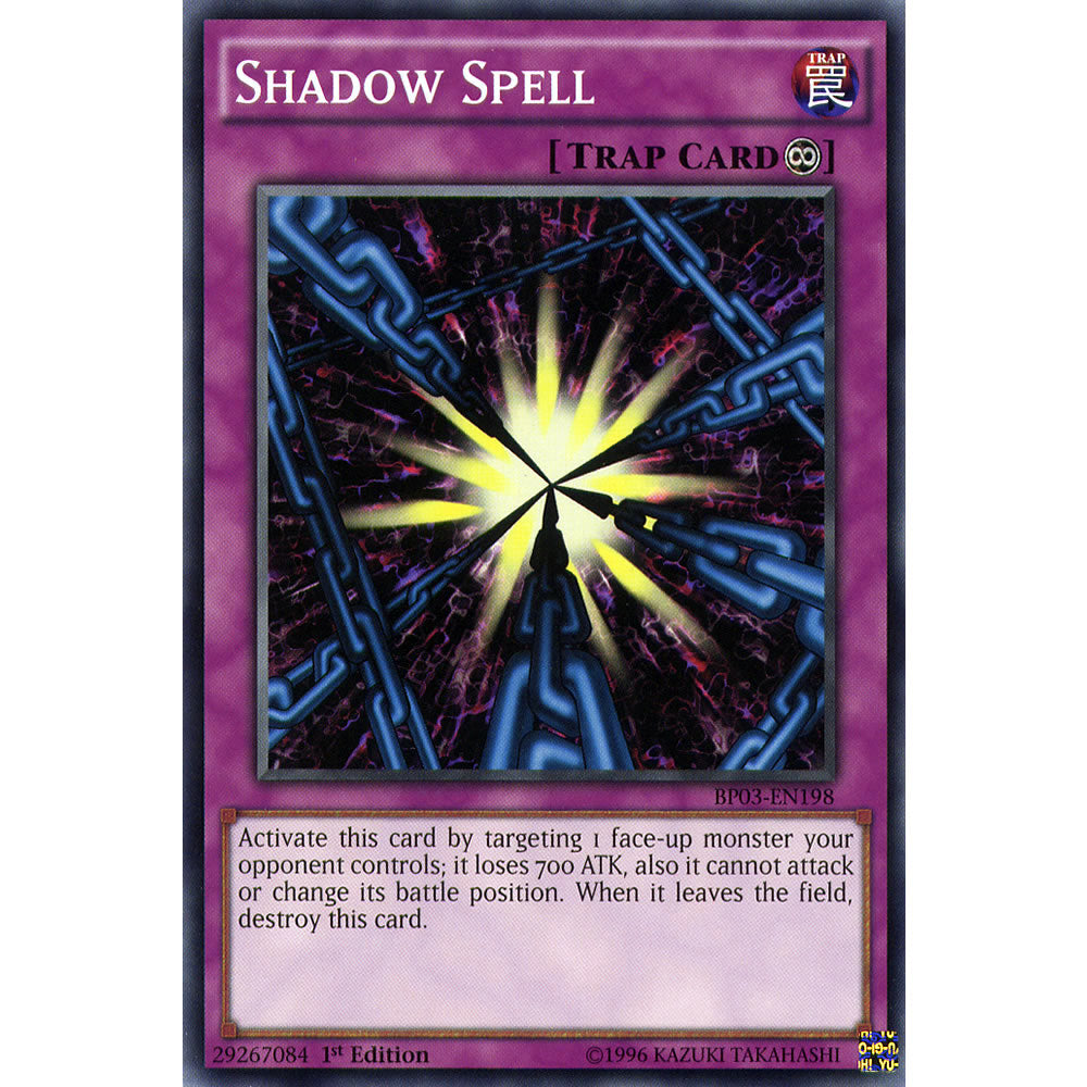 Shadow Spell BP03-EN198 Yu-Gi-Oh! Card from the Battle Pack 3: Monster League Set