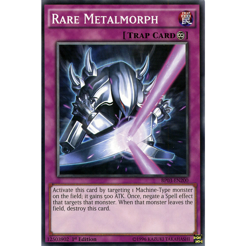Rare Metalmorph BP03-EN200 Yu-Gi-Oh! Card from the Battle Pack 3: Monster League Set