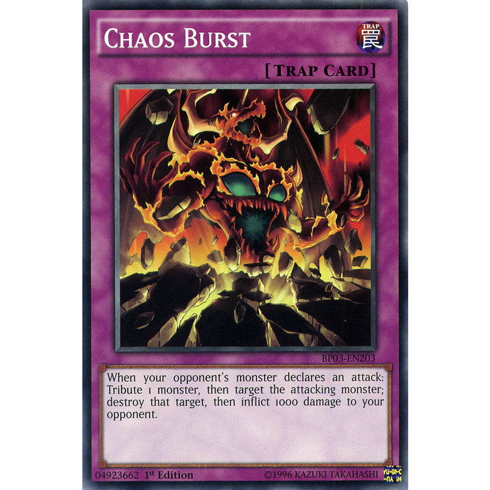 Chaos Burst BP03-EN203 Yu-Gi-Oh! Card from the Battle Pack 3: Monster League Set