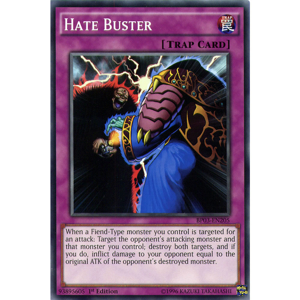 Hate Buster BP03-EN205 Yu-Gi-Oh! Card from the Battle Pack 3: Monster League Set