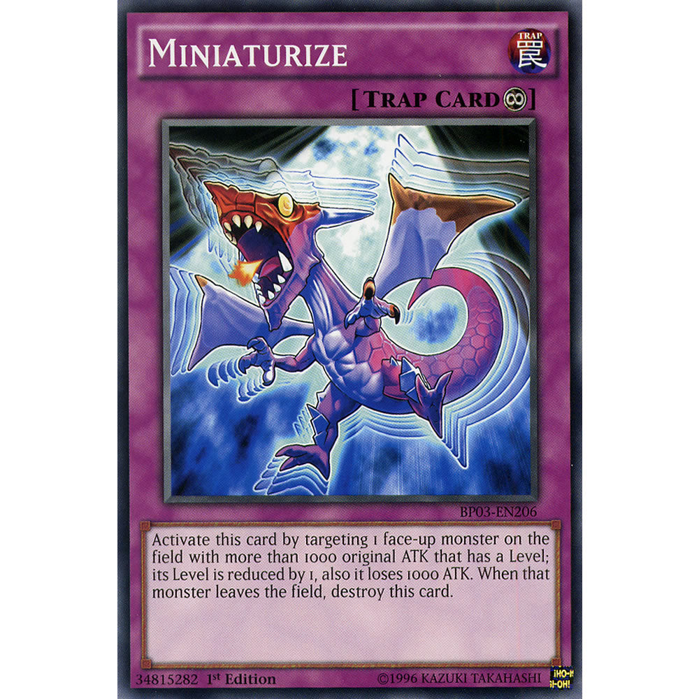 Miniaturize BP03-EN206 Yu-Gi-Oh! Card from the Battle Pack 3: Monster League Set