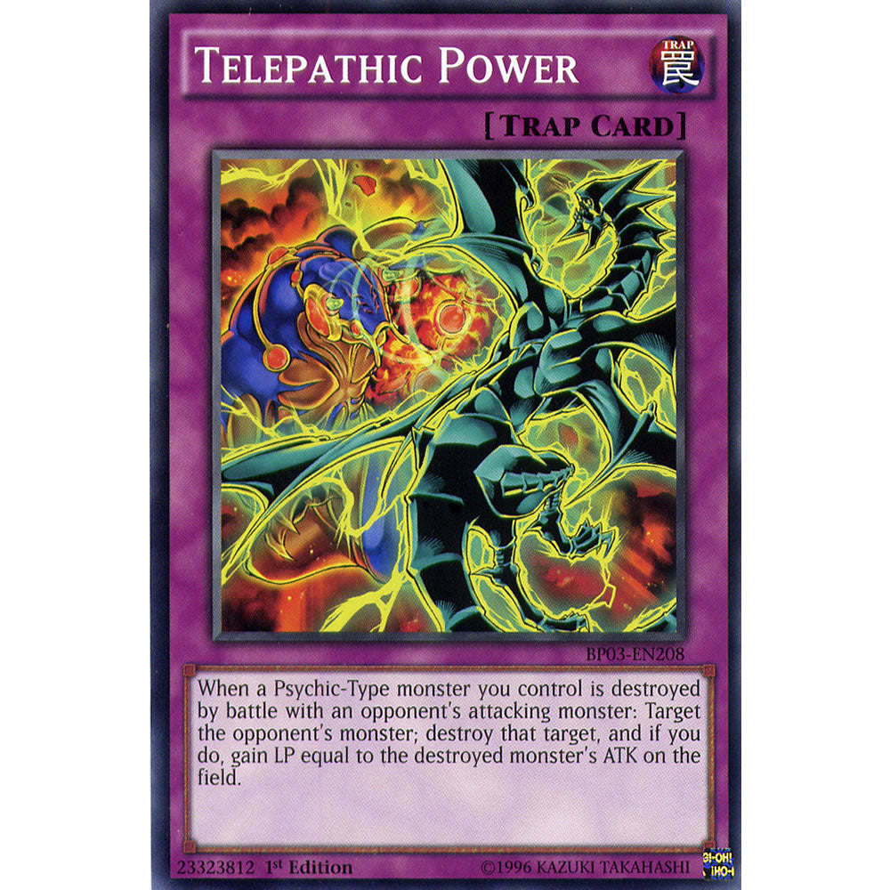 Telepathic Power BP03-EN208 Yu-Gi-Oh! Card from the Battle Pack 3: Monster League Set