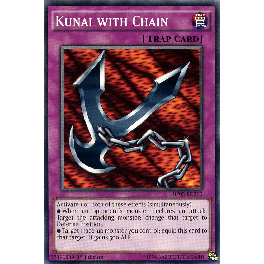 Kunai with Chain BP03-EN210 Yu-Gi-Oh! Card from the Battle Pack 3: Monster League Set