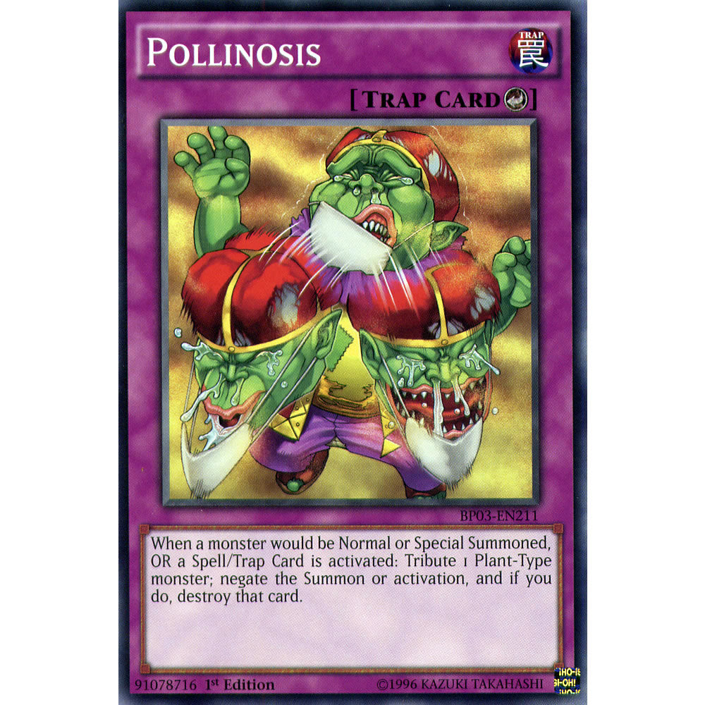 Pollinosis BP03-EN211 Yu-Gi-Oh! Card from the Battle Pack 3: Monster League Set