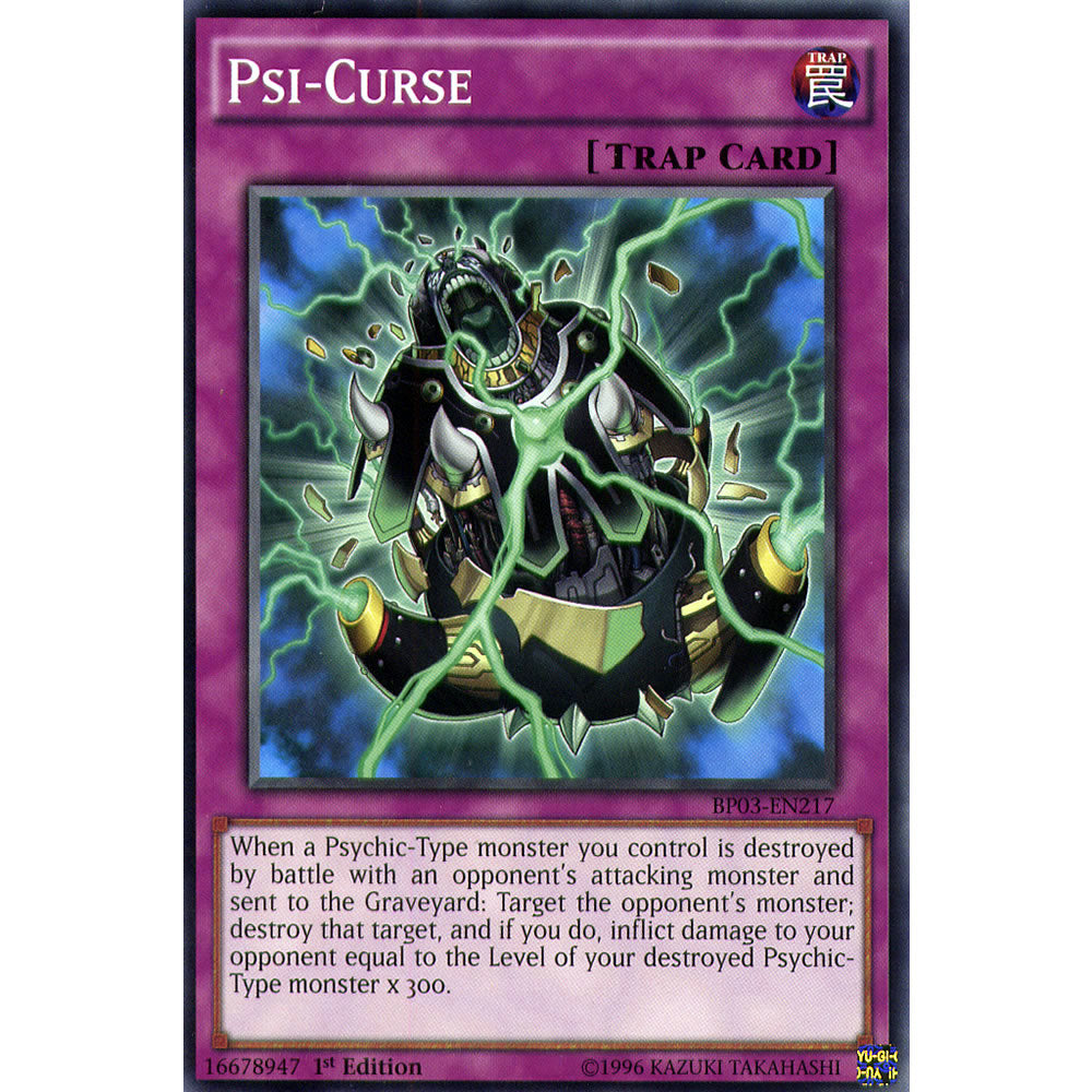 Psi-Curse BP03-EN217 Yu-Gi-Oh! Card from the Battle Pack 3: Monster League Set