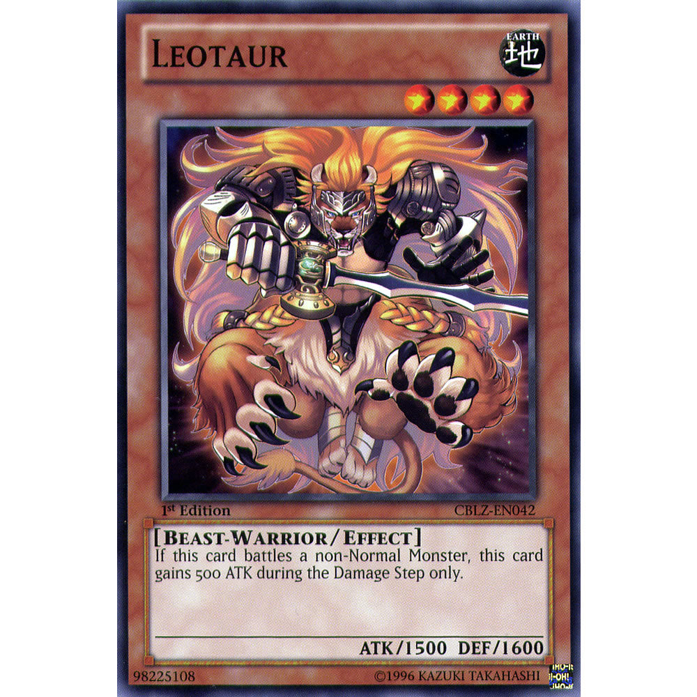 Leotaur CBLZ-EN042 Yu-Gi-Oh! Card from the Cosmo Blazer Set