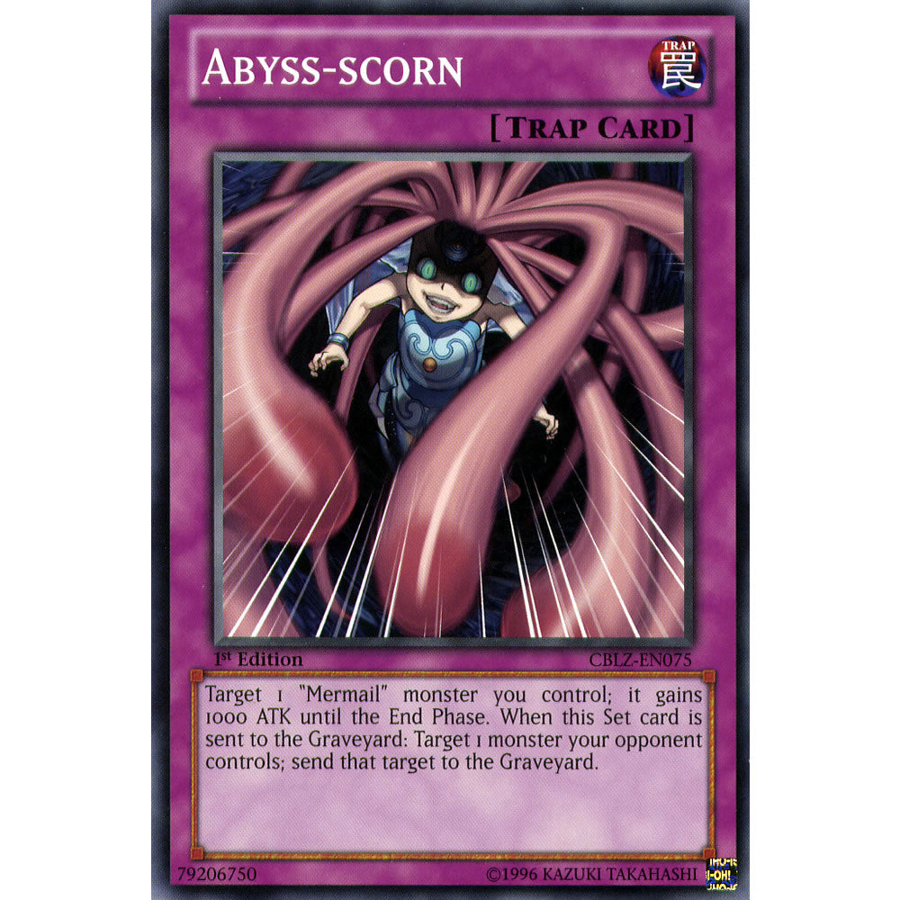 Abyss-scorn CBLZ-EN075 Yu-Gi-Oh! Card from the Cosmo Blazer Set
