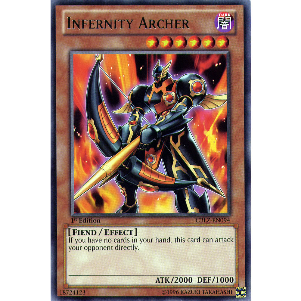 Infernity Archer CBLZ-EN094 Yu-Gi-Oh! Card from the Cosmo Blazer Set