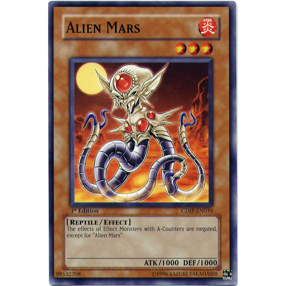 Alien Mars CDIP-EN034 Yu-Gi-Oh! Card - Deckboosters Alien Mars CDIP-EN034 Yu-Gi-Oh! Card - Deckboosters