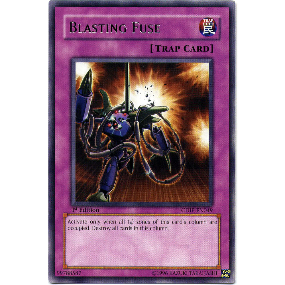 Blasting Fuse CDIP-EN049 Yu-Gi-Oh! Card from the Cyberdark Impact Set