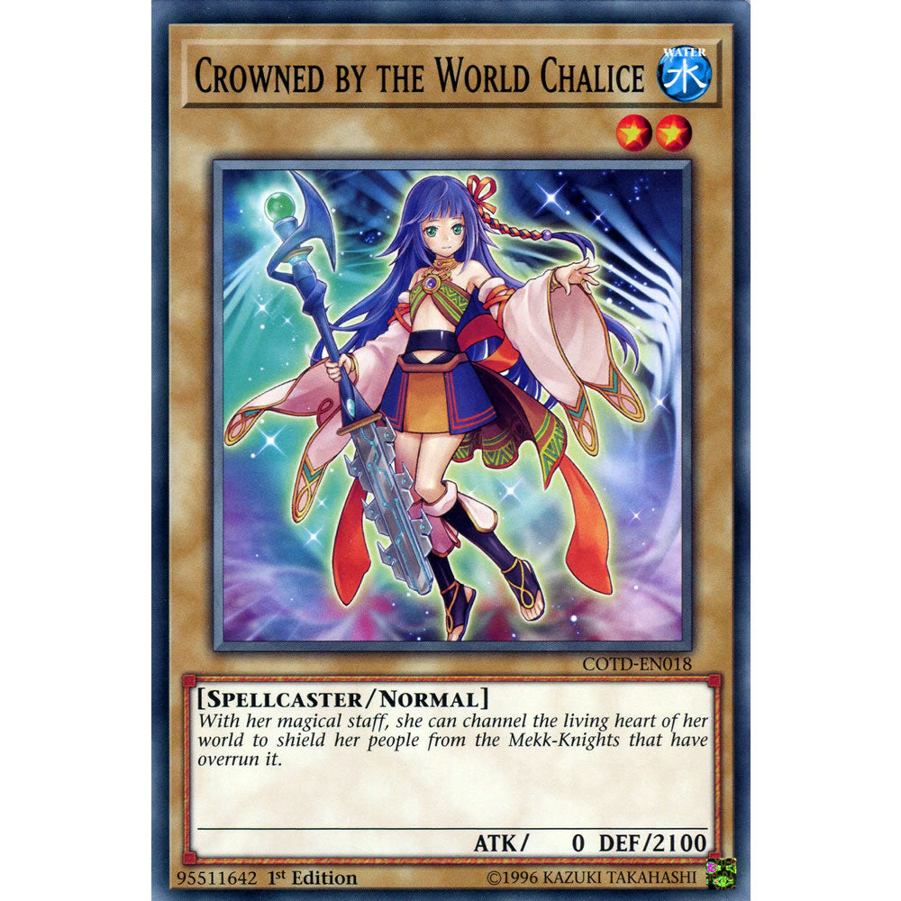 yugioh world chalice cards Crowned by the World Chalice COTD-EN018 Yu-Gi-Oh! Card