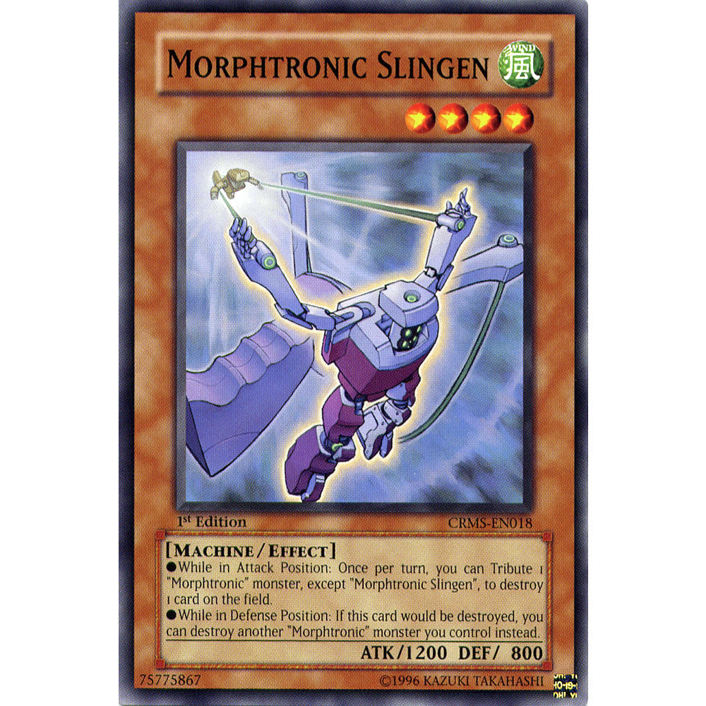 Morphtronic Slingen CRMS-EN018 Yu-Gi-Oh! Card Morphtronic Slingen CRMS-EN018 Yu-Gi-Oh! Card