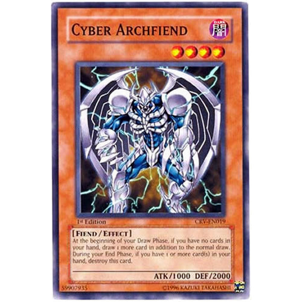 Cyber Archfiend CRV-EN019 Yu-Gi-Oh! Card - Deckboosters Cyber Archfiend CRV-EN019 Yu-Gi-Oh! Card - Deckboosters