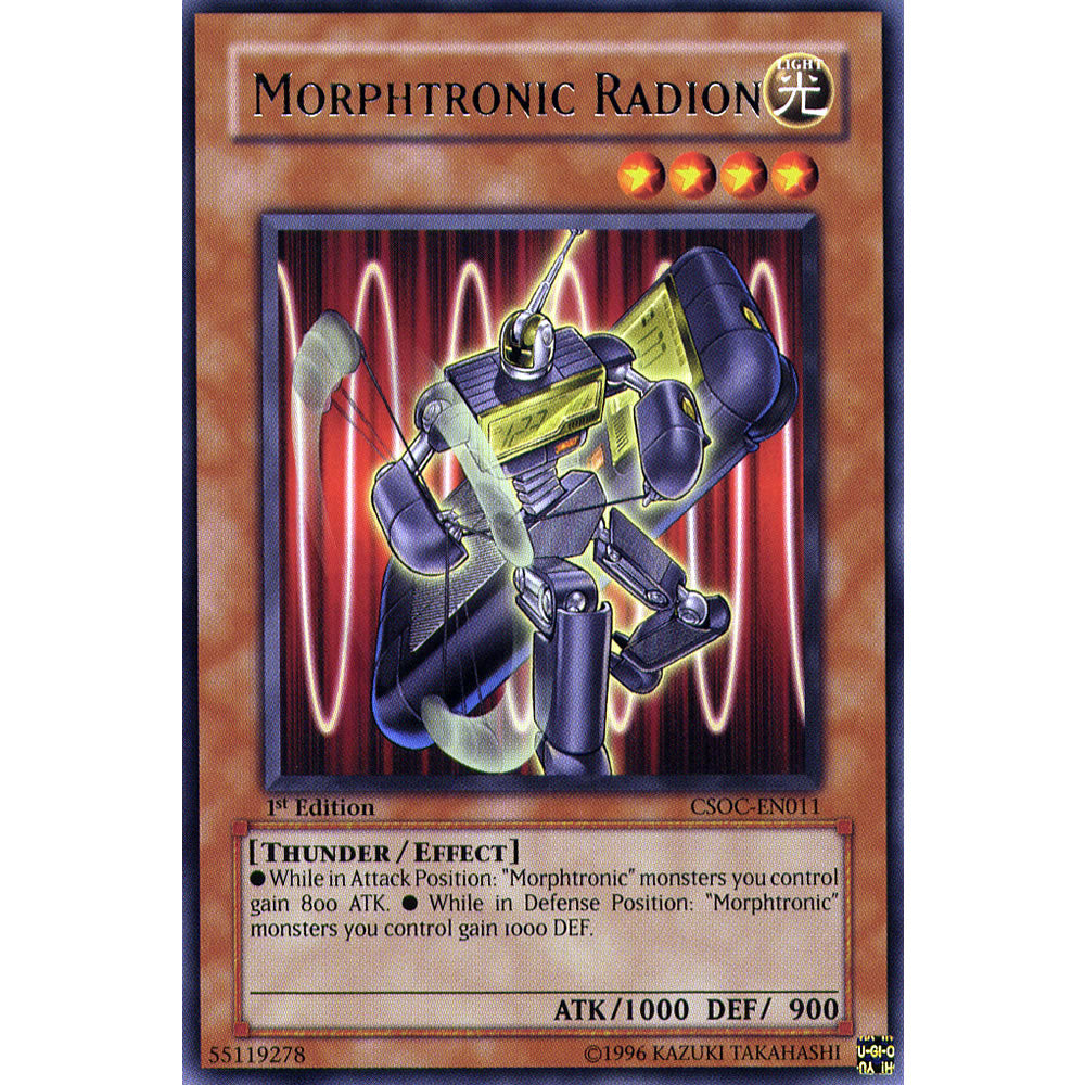 Morphtronic Radion CSOC-EN011 Yu-Gi-Oh! Card Morphtronic Radion CSOC-EN011 Yu-Gi-Oh! Card