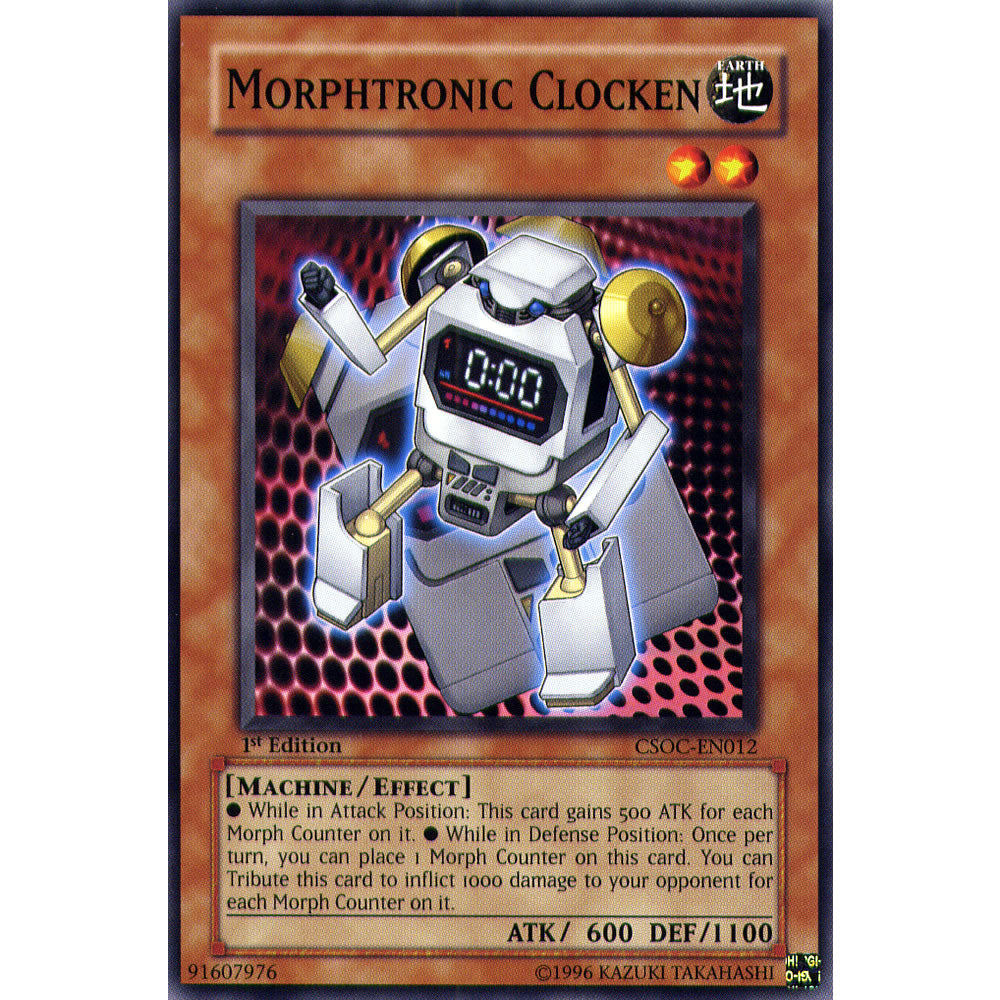 Morphtronic Clocken CSOC-EN012 Yu-Gi-Oh! Card Morphtronic Clocken CSOC-EN012 Yu-Gi-Oh! Card