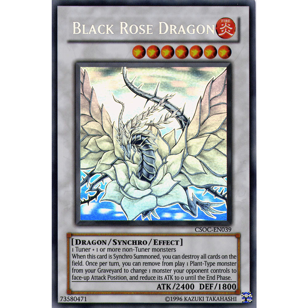 Black Rose Dragon CSOC-EN039 Yu-Gi-Oh! Card from the Crossroads of Chaos Set
