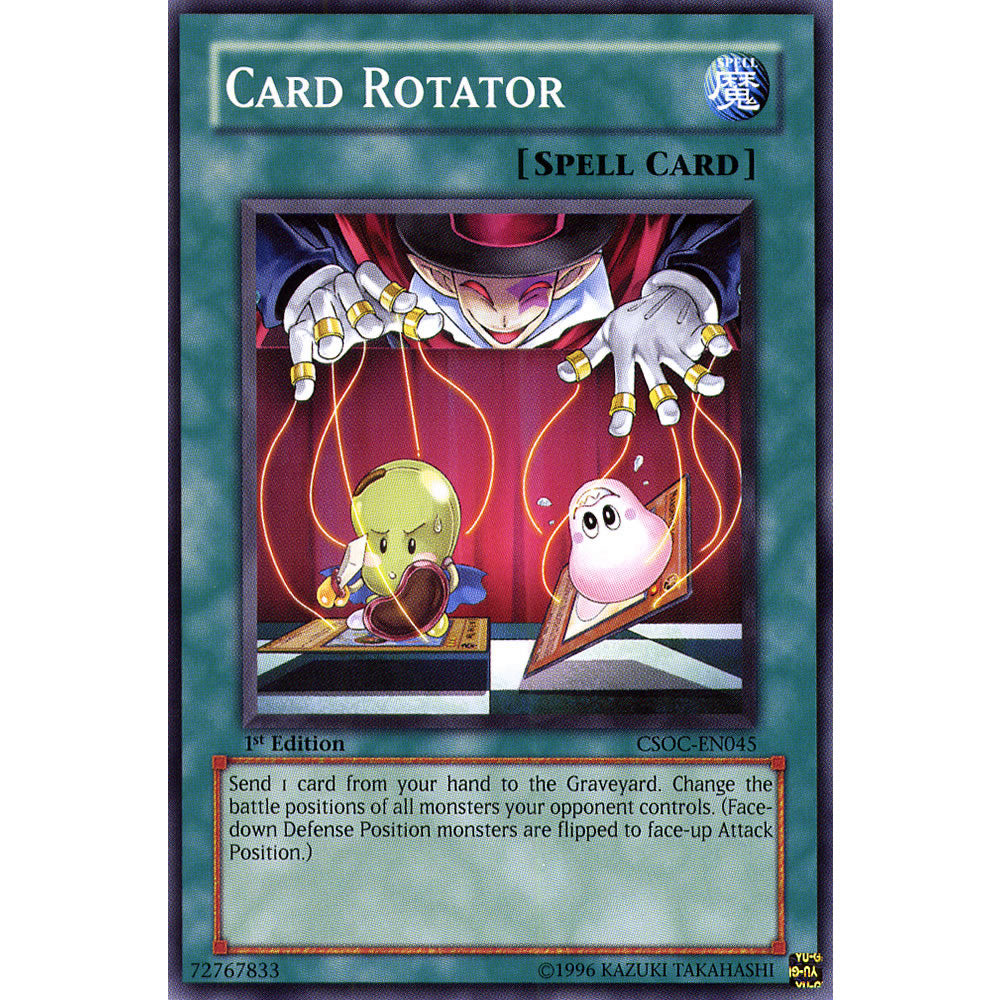 Unlimited Edition Yu-Gi-Oh Card Yu-Gi-Oh! Card Rotator (CSOC-EN045) - Crossroads Of Chaos, Unlimited Edition, Common Crossroads Of Chaos Unlimited Unlimited Edition Yu-Gi-Oh Card Yu-Gi-Oh! Card Rotator (CSOC-EN045) - Crossroads Of Chaos, Unlimited Edition, Common Crossroads Of Chaos Unlimited