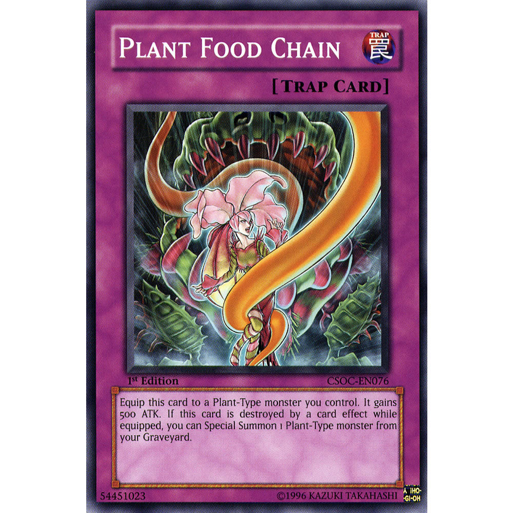 Plant Food Chain CSOC-EN076 Yu-Gi-Oh! Card from the Crossroads of Chaos Set
