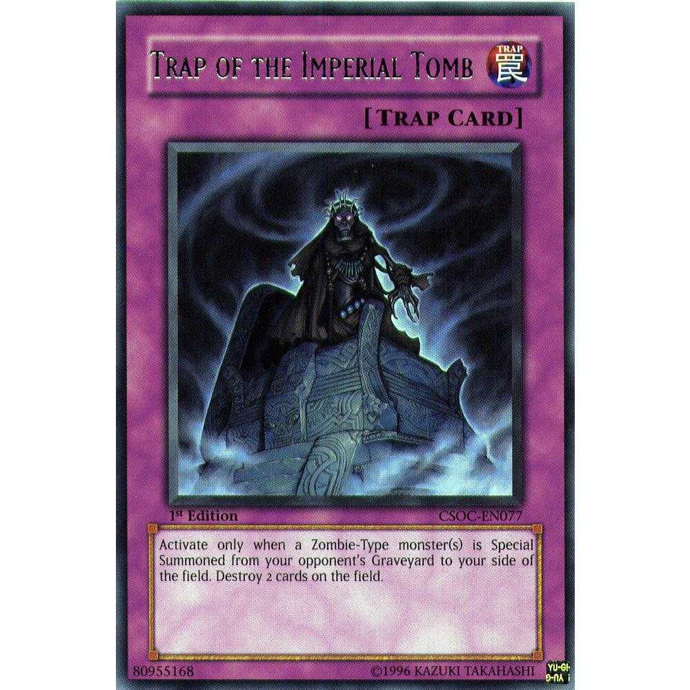 Trap of the Imperial Tomb CSOC-EN077 Yu-Gi-Oh! Card from the Crossroads of Chaos Set