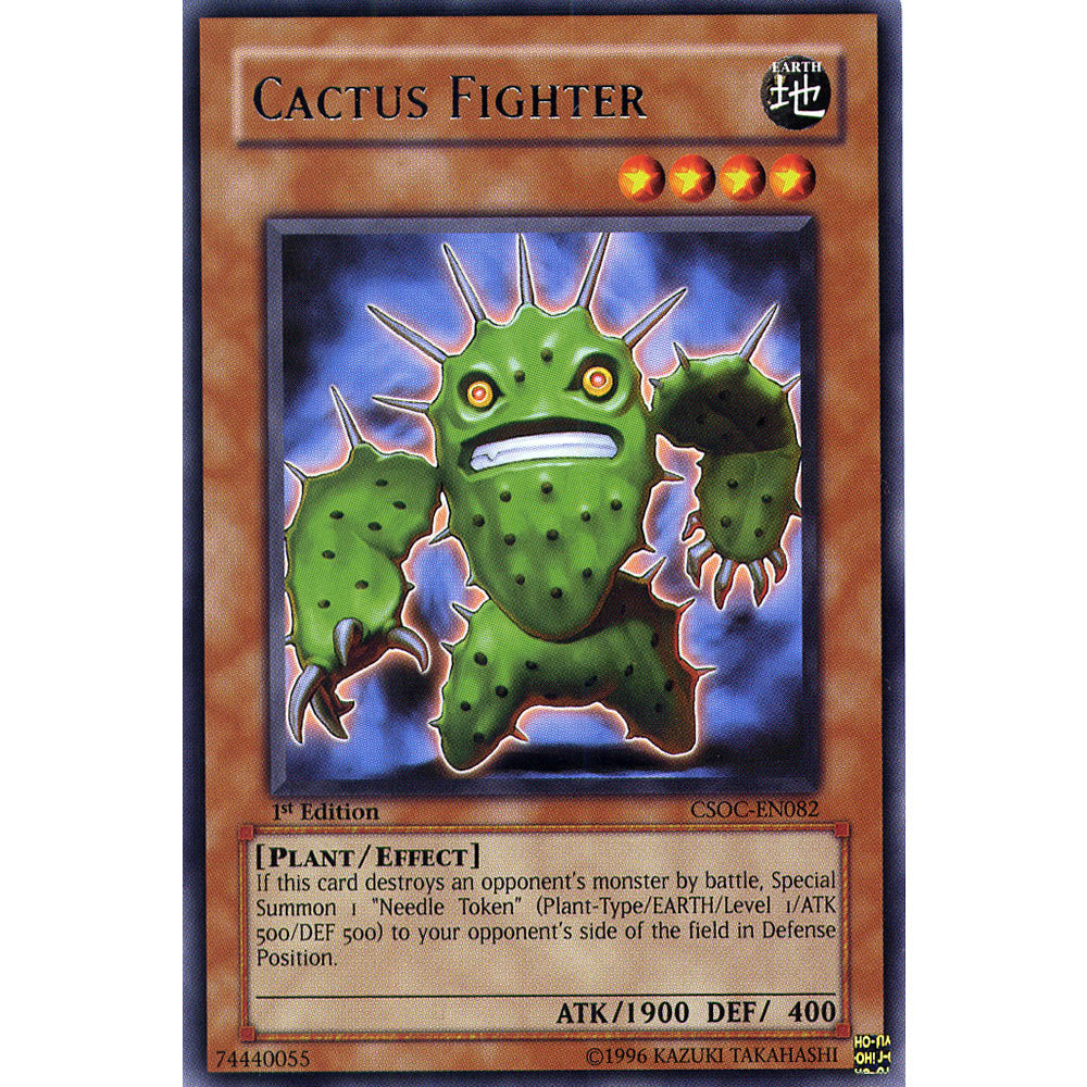 Cactus Fighter CSOC-EN082 Yu-Gi-Oh! Card from the Crossroads of Chaos Set