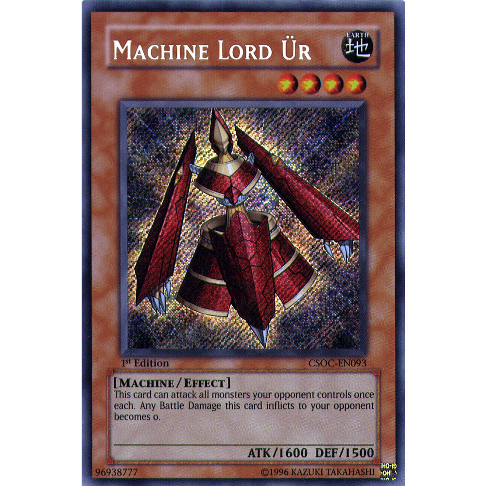Machine Lord Ur CSOC-EN093 Yu-Gi-Oh! Card from the Crossroads of Chaos Set