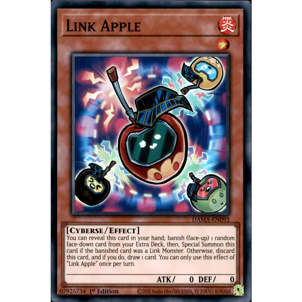 Link Apple DAMA-EN092 Yu-Gi-Oh! Card from the Dawn of Majesty Set