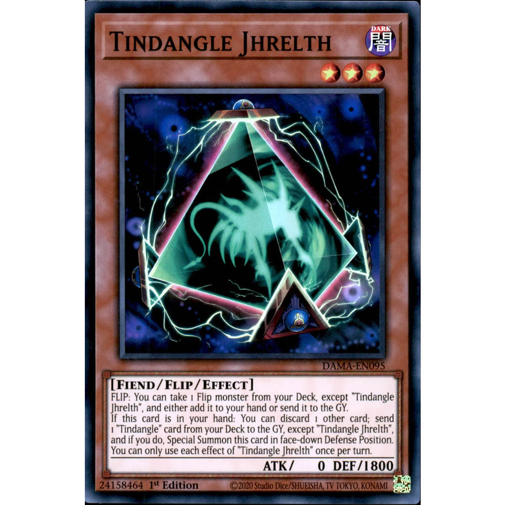 Tindangle Jhrelth DAMA-EN095 Yu-Gi-Oh! Card from the Dawn of Majesty Set