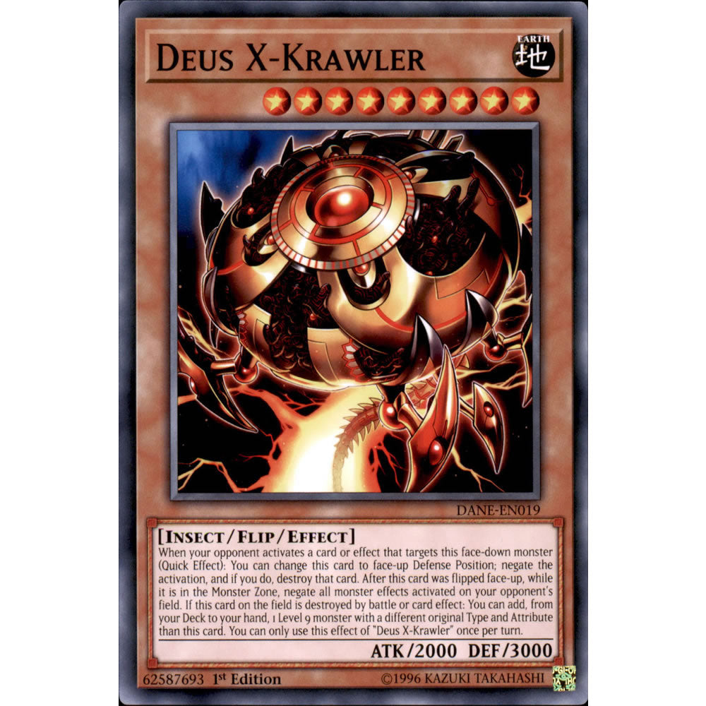 Deus X-Krawler DANE-EN019 Yu-Gi-Oh! Card from the Dark Neostorm Set