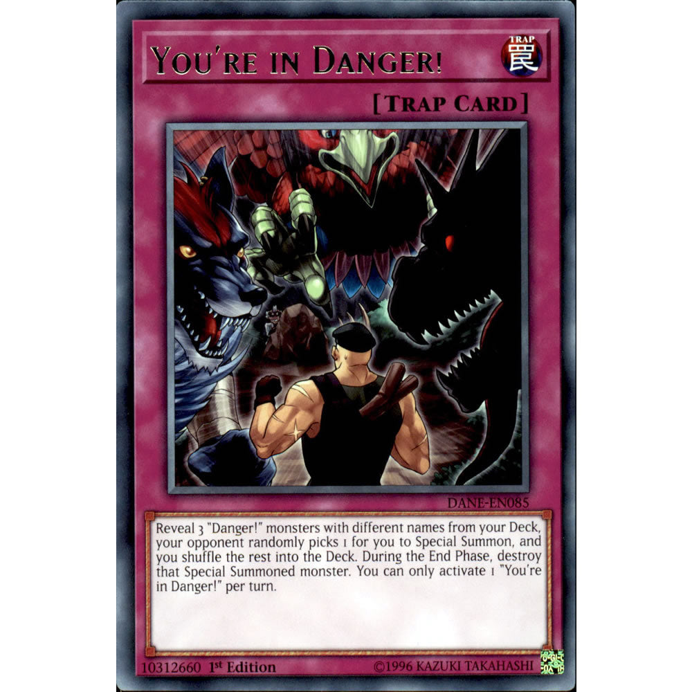 danger yugioh cards You're in Danger! DANE-EN085 Yu-Gi-Oh! Card