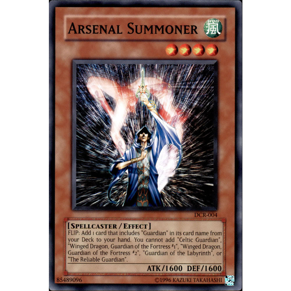 yugioh summoner deck Arsenal Summoner DCR-004 Yu-Gi-Oh! Card