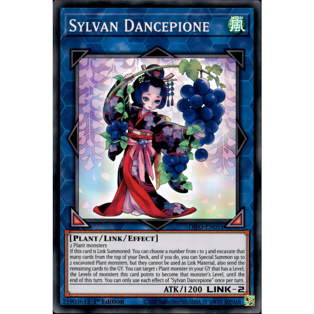 yugioh sylvan deck 2020 Sylvan Dancepione DIFO-EN051 Yu-Gi-Oh! Card