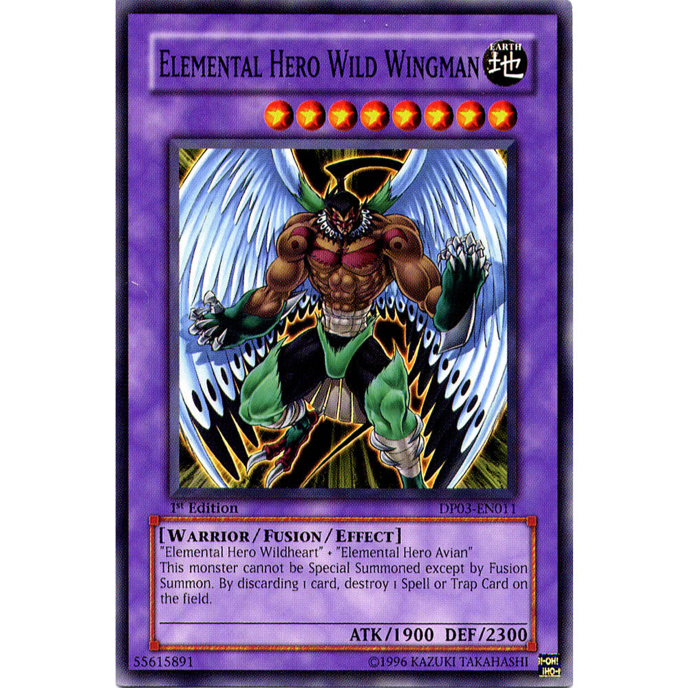 Elemental Hero Wild Wingman DP03-EN011 Yu-Gi-Oh! Card from the Duelist Pack: Jaden Yuki 2 Set